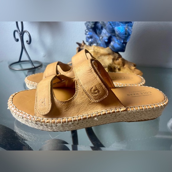 Cole Haan womens Cloudfeel Espadrille Slide Espadrille Wedge Sandal - Picture 9 of 14